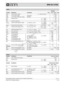 MWI60-12T6K Datasheet Page 2