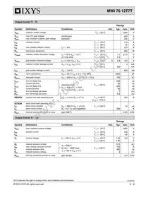MWI75-12T7T Datasheet Page 2