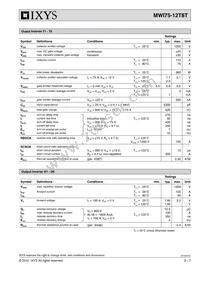 MWI75-12T8T Datasheet Page 2