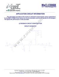 MWT-1789SB Datasheet Page 4