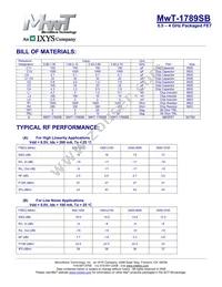 MWT-1789SB Datasheet Page 5