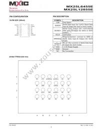 MX25L12855EMI-10G Datasheet Page 8