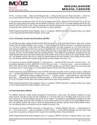 MX25L12855EMI-10G Datasheet Page 22