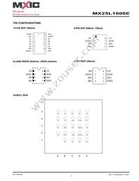 MX25L1606EPI-12G Datasheet Page 7