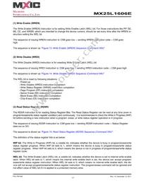 MX25L1606EPI-12G Datasheet Page 17