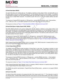 MX25L1606EPI-12G Datasheet Page 20