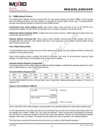 MX25L25635FZ2I-10G Datasheet Page 15