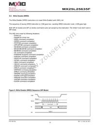 MX25L25635FZ2I-10G Datasheet Page 23