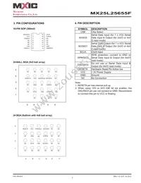 MX25L25655FMI-10G Datasheet Page 7