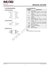 MX25L3235EM2L-10G Datasheet Page 7