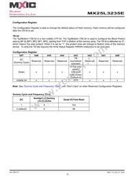 MX25L3235EM2L-10G Datasheet Page 23