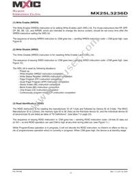 MX25L3236DM2I-10G Datasheet Page 17