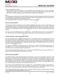 MX25L3236DM2I-10G Datasheet Page 20