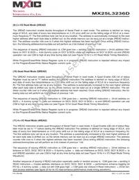 MX25L3236DM2I-10G Datasheet Page 21