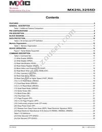 MX25L3255DXCI-10G Datasheet Page 2