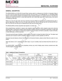 MX25L3255DXCI-10G Datasheet Page 7