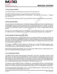 MX25L3255DXCI-10G Datasheet Page 19