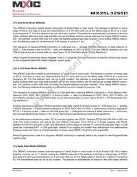 MX25L3255DXCI-10G Datasheet Page 20