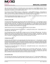 MX25L3255DXCI-10G Datasheet Page 21