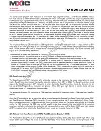 MX25L3255DXCI-10G Datasheet Page 23