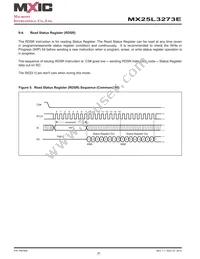 MX25L3273EM2I-10G Datasheet Page 20