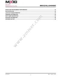 MX25L6406EMBI-12G Datasheet Page 4