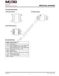 MX25L6406EMBI-12G Datasheet Page 7