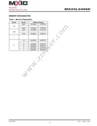 MX25L6406EMBI-12G Datasheet Page 9