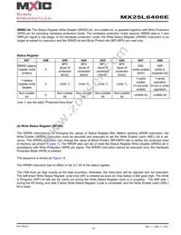 MX25L6406EMBI-12G Datasheet Page 16