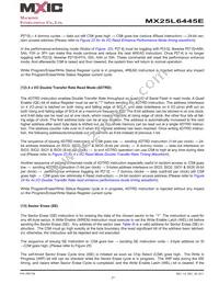 MX25L6445EZNI-10G Datasheet Page 21