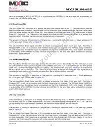 MX25L6445EZNI-10G Datasheet Page 22