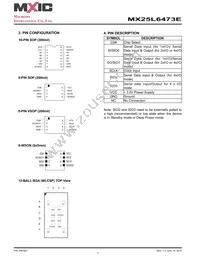 MX25L6473EBBI-10G Datasheet Page 7