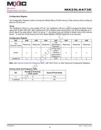 MX25L6473EBBI-10G Datasheet Page 22