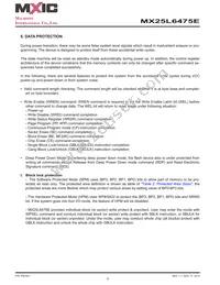 MX25L6475EM2I-10G Datasheet Page 9