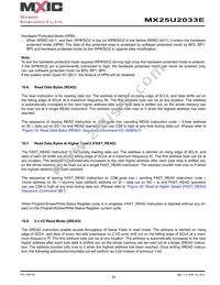 MX25U2033EZUI-12G Datasheet Page 23