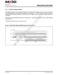 MX25U6435EZNI-10G Datasheet Page 21