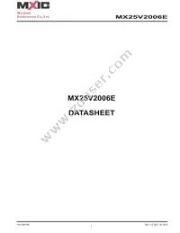 MX25V2006EZNI-13G Datasheet Cover