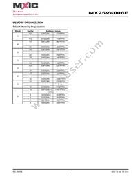 MX25V4006EZUI-13G Datasheet Page 7
