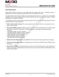 MX25V512EZUI-13G Datasheet Page 8