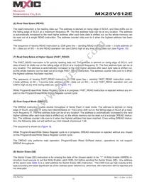 MX25V512EZUI-13G Datasheet Page 15