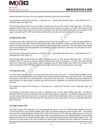 MX25V512EZUI-13G Datasheet Page 16