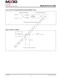 MX25V512EZUI-13G Datasheet Page 21