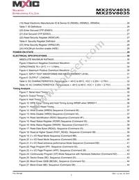 MX25V8035MI-15G Datasheet Page 3