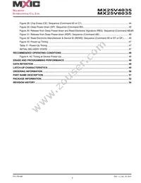 MX25V8035MI-15G Datasheet Page 4