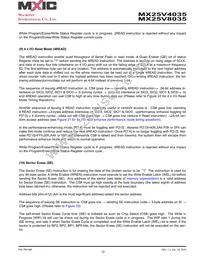 MX25V8035MI-15G Datasheet Page 22