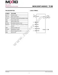 MX29F400CTTC-90G Datasheet Page 3