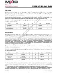 MX29F400CTTC-90G Datasheet Page 13