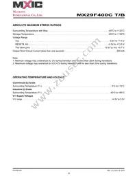 MX29F400CTTC-90G Datasheet Page 15