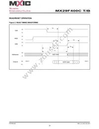 MX29F400CTTC-90G Datasheet Page 20