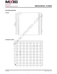 MX29GL128ELT2I-90G Datasheet Page 3